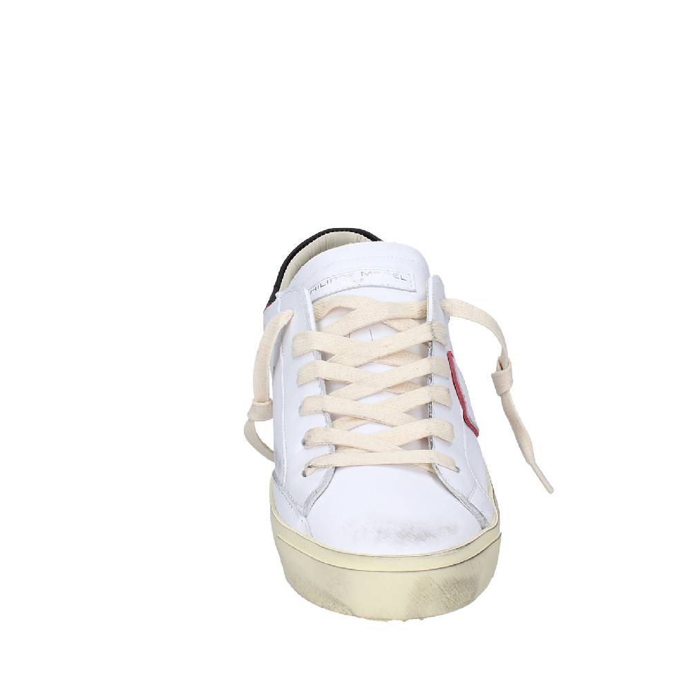 scarpe uomo PHILIPPE MODEL sneakers bianco pelle VINTAGE EX361 Nuova