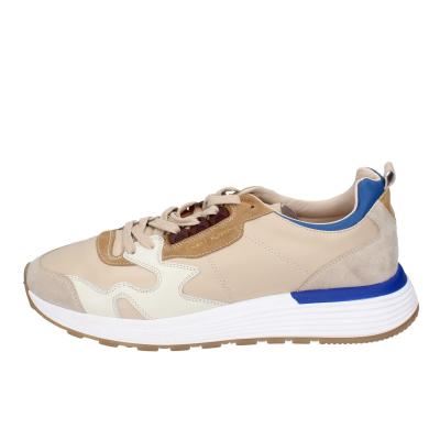 scarpe uomo MOMA sneakers beige pelle blu 4AS401-CRP BC260 Negozi Online