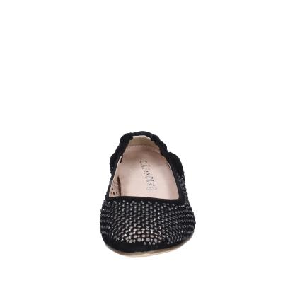 scarpe donna CAFè NOIR ballerine nero camoscio strass MEL501 BF398 Consegna Veloce