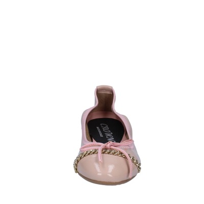 scarpe donna CROWN ballerine rosa vernice BZ941 Shopping Online
