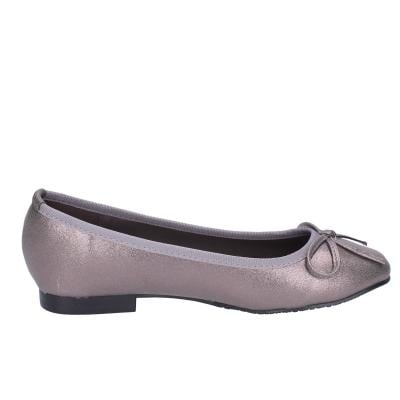 scarpe donna FRANCESCO MILANO ballerine grigio pelle sintetica BH55 Affare Del Giorno