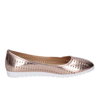 scarpe donna LANCETTI ballerine bronzo pelle sintetica BP565 Prezzo Ridotto