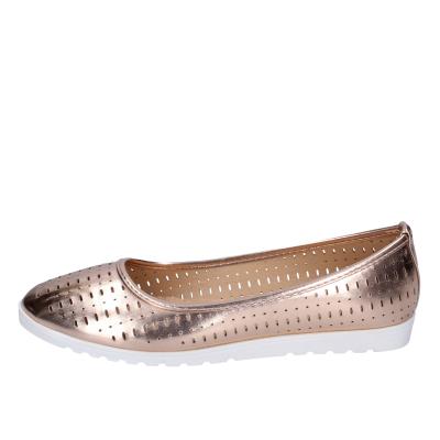 scarpe donna LANCETTI ballerine bronzo pelle sintetica BP565 Prezzo Ridotto