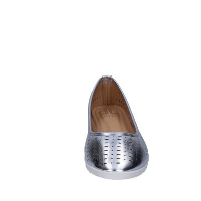 scarpe donna LANCETTI ballerine argento pelle sintetica BP564 Sottocosto