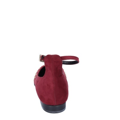 scarpe donna OLGA RUBINI ballerine bordeaux camoscio BS830 Convenienza