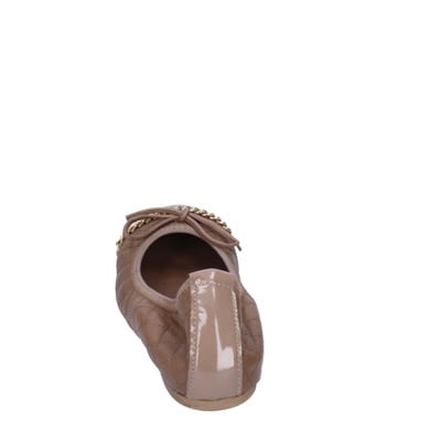 scarpe donna CROWN ballerine beige pelle BX639 Novità