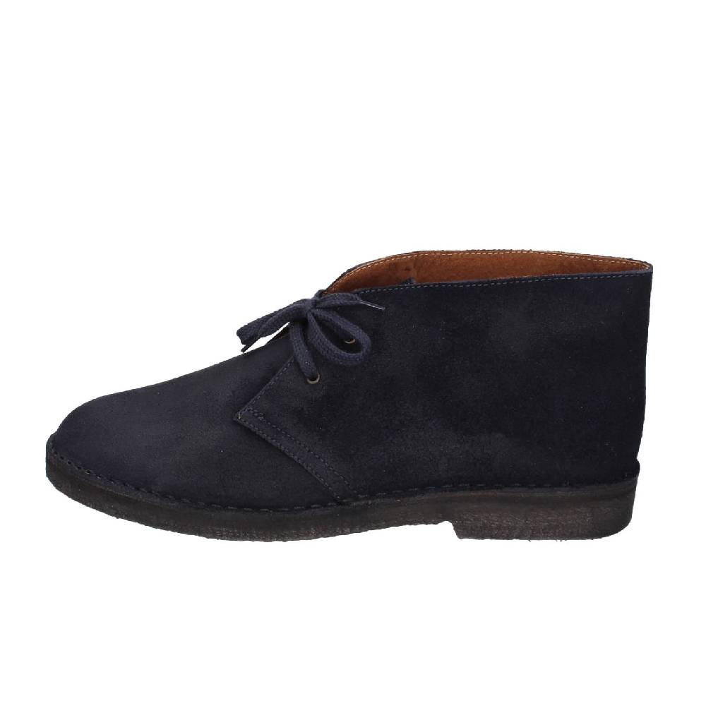 scarpe uomo IRWIN DANKS stivaletti blu camoscio EY123 Sostegno trimestrale