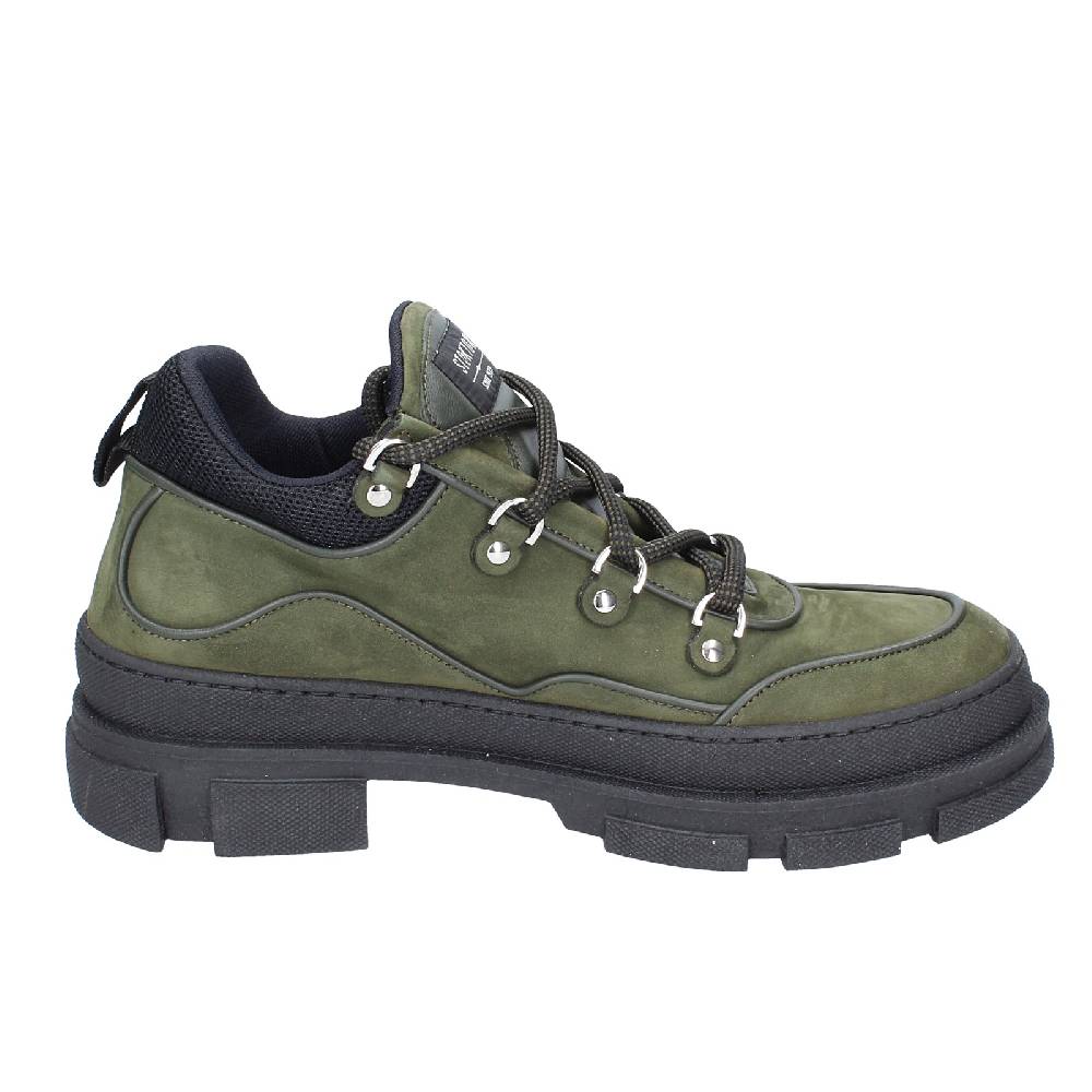scarpe uomo STOKTON stivaletti verde pelle nabuk EY848 Hotsell