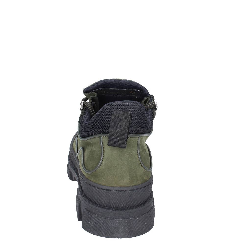 scarpe uomo STOKTON stivaletti verde pelle nabuk EY848 Hotsell