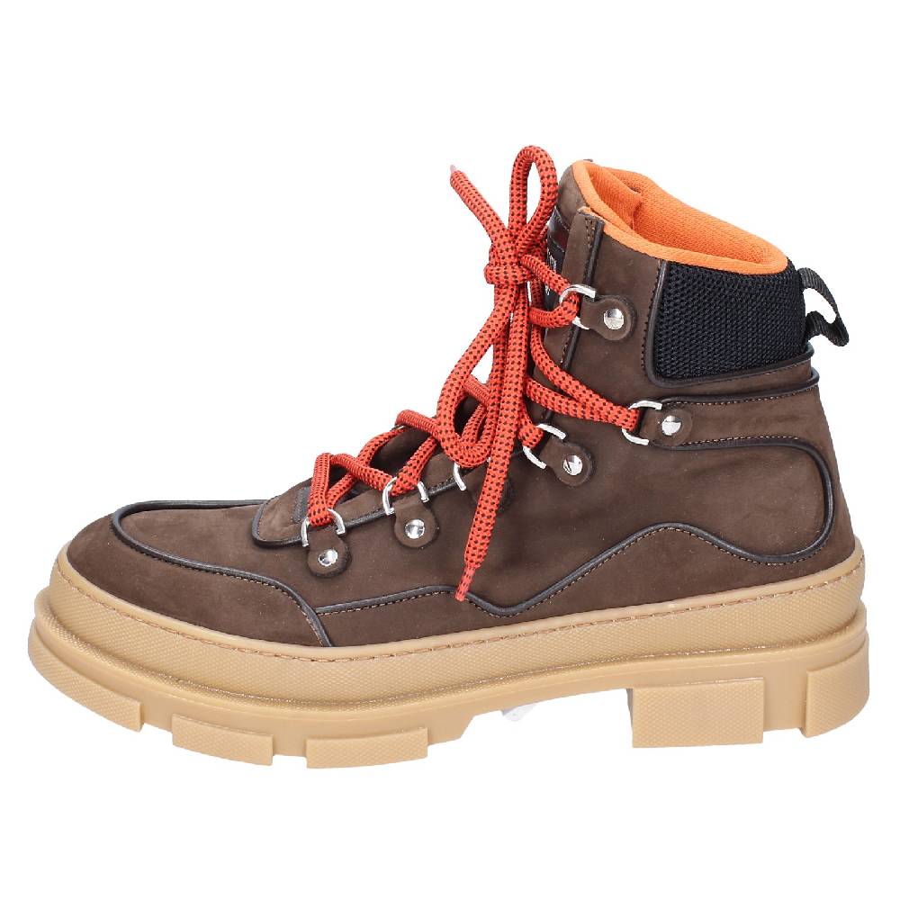 scarpe uomo STOKTON stivaletti marrone pelle nabuk EY849 Vendita Calda