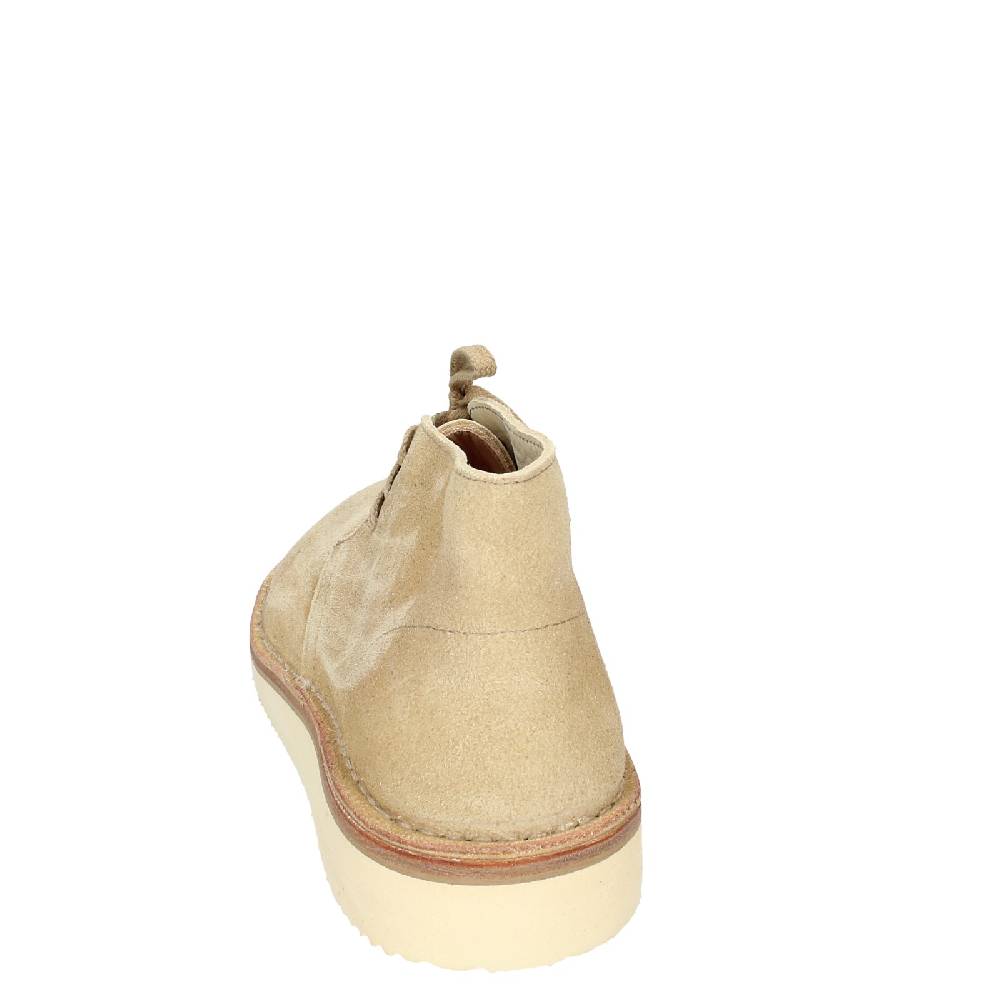 scarpe uomo ASTORFLEX stivaletti beige camoscio EY809 Saldi Di Fabbrica