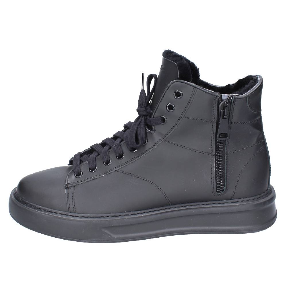 scarpe uomo STOKTON stivaletti nero gomma EY850 In Saldo