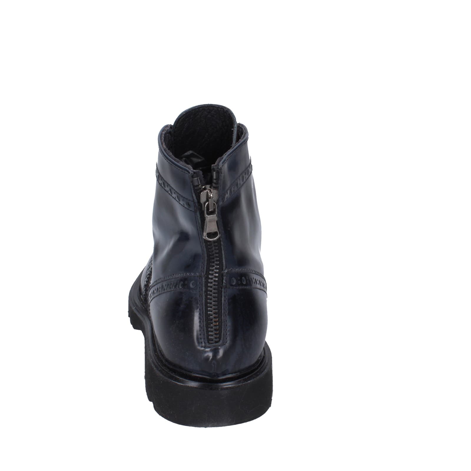 scarpe uomo EVEET stivaletti blu pelle sintetica bordeaux EZ141 2025