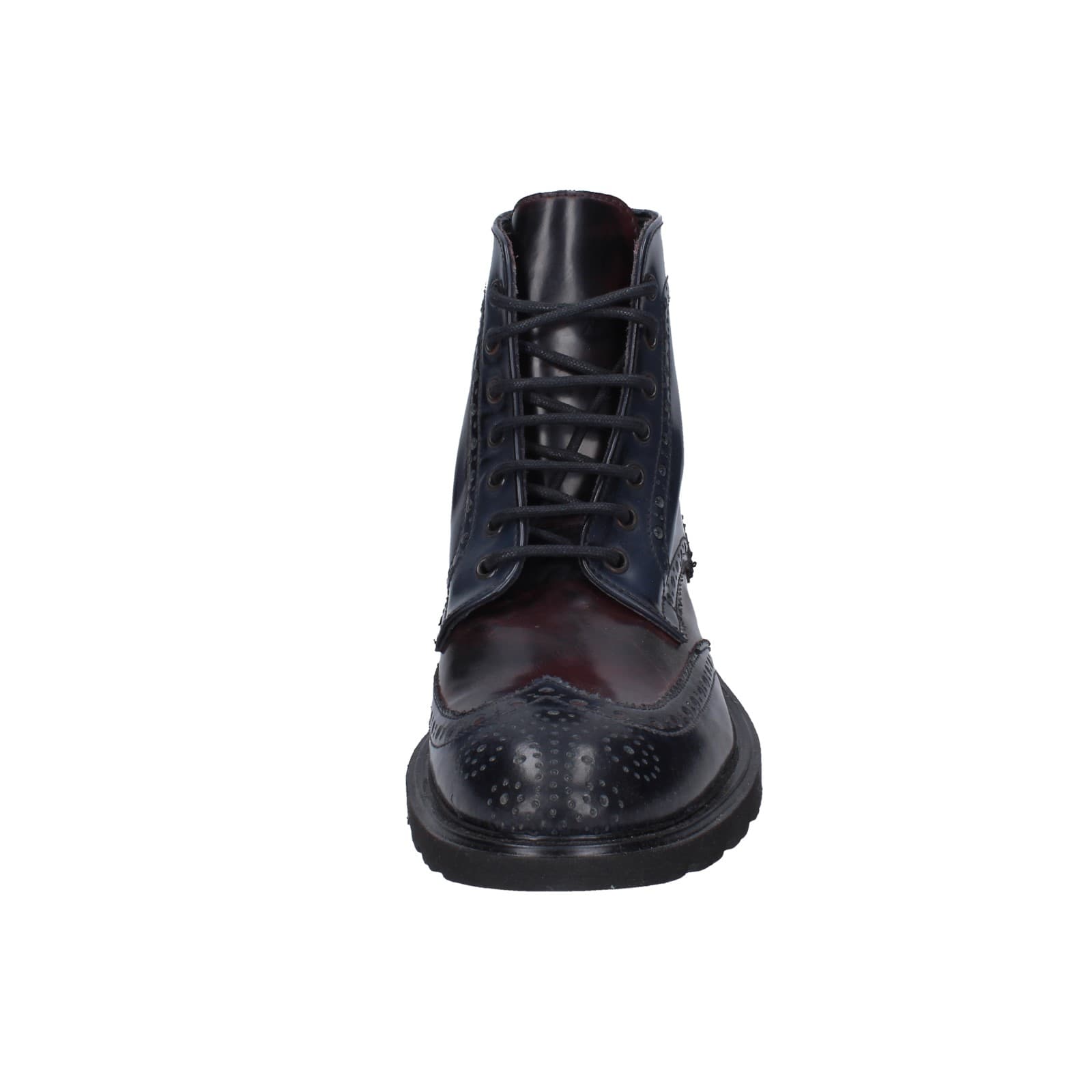 scarpe uomo EVEET stivaletti blu pelle sintetica bordeaux EZ141 2025