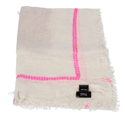 pareo donna NALI' beige lino rosa AF443 Qualità