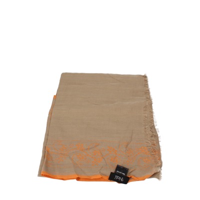 pareo donna NALI' beige cotone arancione AF444 Vendita