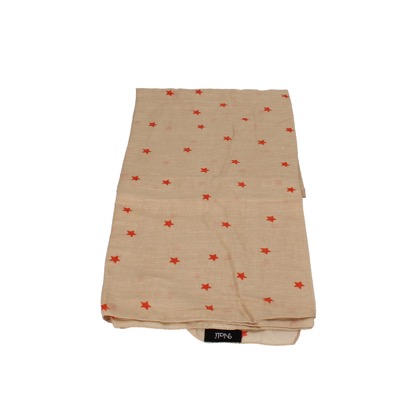 pareo donna NALI' beige cotone arancione AF422 Promozione Limitata