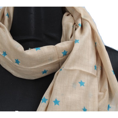 pareo donna NALI' beige cotone verde AF423 Fino Al -60%