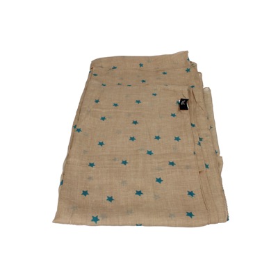 pareo donna NALI' beige cotone verde AF423 Fino Al -60%