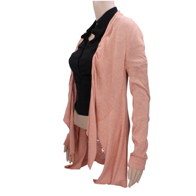 cardigan donna TAVIANI 42 rosa viscosa AN699 Prezzo Ridotto