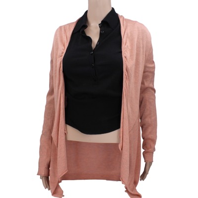 cardigan donna TAVIANI 42 rosa viscosa AN699 Prezzo Ridotto