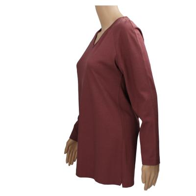maglia donna GENTRY PORTOFINO viola cotone AM492 Vendita Economica