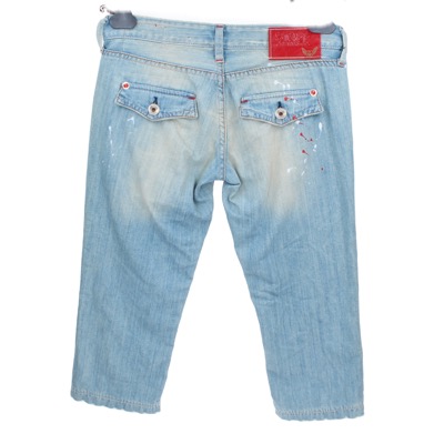 pantaloni donna STAFF JEANS & CO. 27 celeste cotone AR822 Acquista Ora
