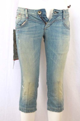 pantaloni donna STAFF JEANS & CO. 27 celeste cotone AR822 Acquista Ora