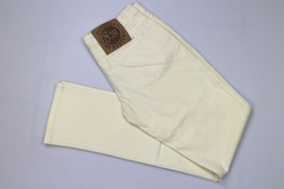 pantaloni donna FRANKIE MORELLO 29 beige cotone AN150 Consegna Veloce