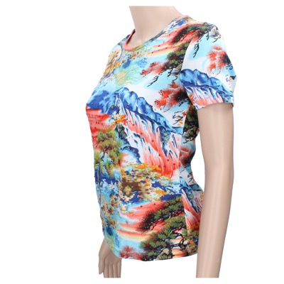 maglia donna AMERICAN ANGEL tg. S multicolor cotone AR285 Presa