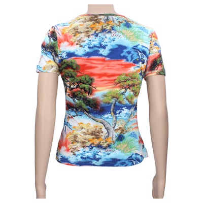 maglia donna AMERICAN ANGEL tg. S multicolor cotone AR285 Presa