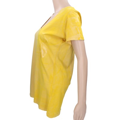 maglia donna ISHIKAWA tg. M giallo cotone AR113 Offerta