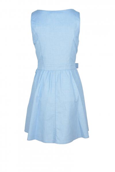 vestito donna LOVE MOSCHINO 42 celeste cotone CZ35 Online