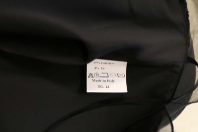 vestito donna ALTHEA 43 nero poliestere AM334 Offerte
