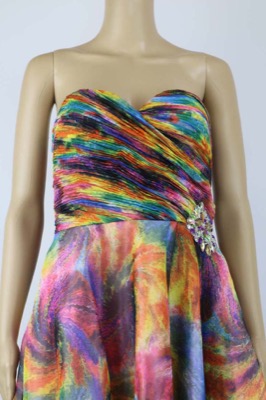 vestito donna ANTONIO NOTARO 50 multicolore poliestere AM437 Vendita Economica