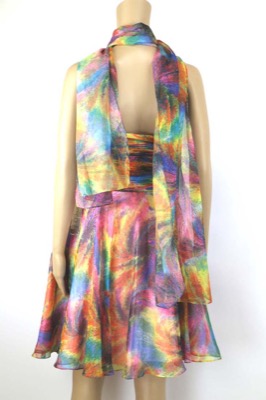 vestito donna ANTONIO NOTARO 50 multicolore poliestere AM437 Vendita Economica