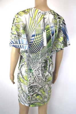 vestito donna BIANCOGHIACCIO 40 multicolore poliestere AM443 Vendite Flash