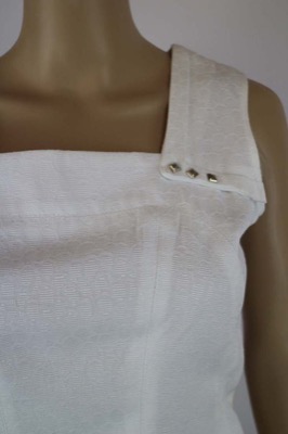 vestito donna BIANCOGHIACCIO 40 bianco poliestere AM338 In Saldo