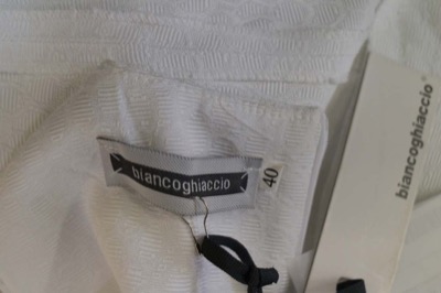 vestito donna BIANCOGHIACCIO 40 bianco poliestere AM338 In Saldo