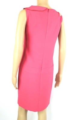 vestito donna BIANCOGHIACCIO 40 rosa poliestere AM281 Nuova