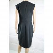 vestito donna BIANCOGHIACCIO 48 nero cotone AM362 Nuovo