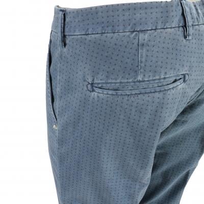pantaloni uomo ENTRE AMIS 52 blu tessuto T. AMERICA CZ23 Spedizione Gratuita