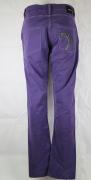 pantaloni uomo CAMOUFLAGE AR & J. viola cotone AM108 Pezzi Unici