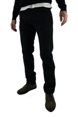 pantaloni uomo HEAVEN TWO 30 nero cotone AM476 Soddisfazione Garantita
