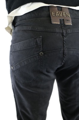 pantaloni uomo HEAVEN TWO 30 nero cotone AM476 Soddisfazione Garantita