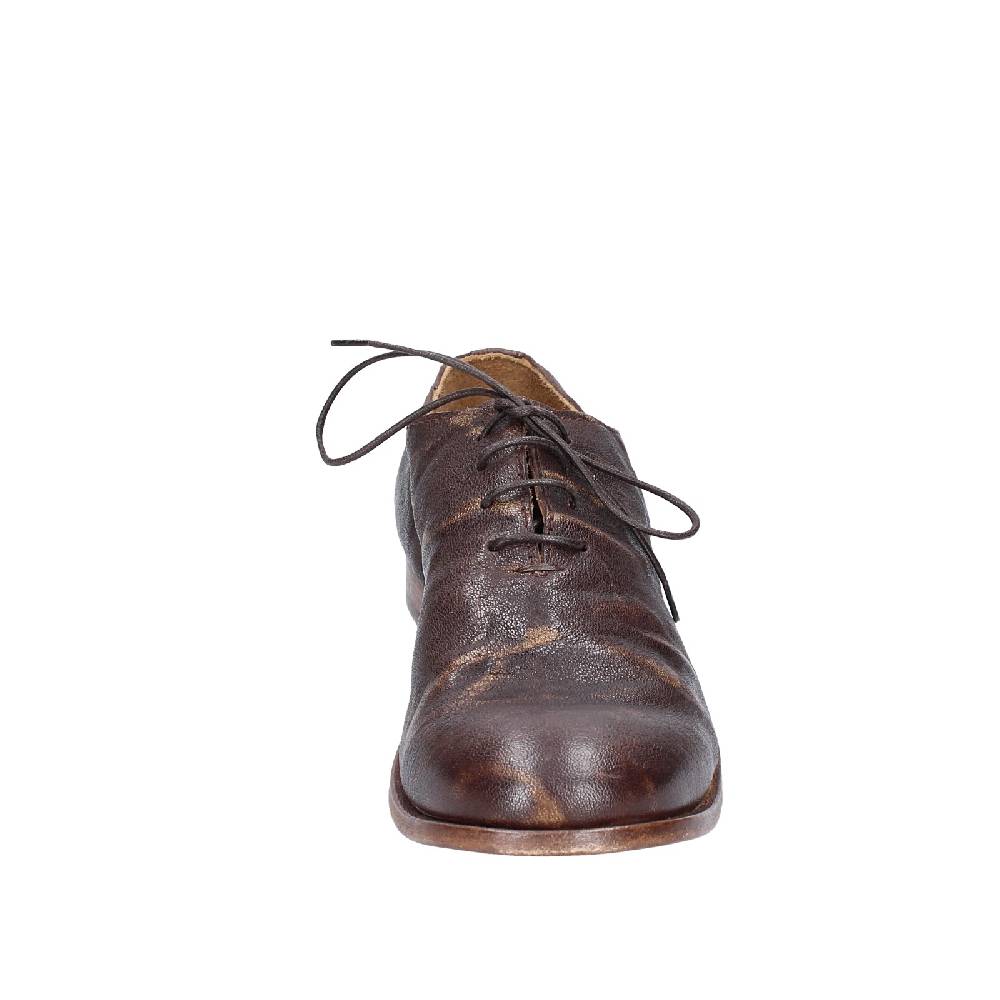 scarpe donna MOMA classiche marrone pelle oro 39406A VINTAGE EX449 Qualità Garantita