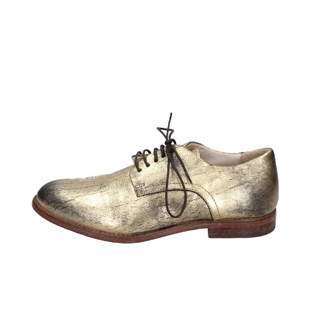 scarpe donna MOMA classiche oro pelle EZ899 Consegna Veloce