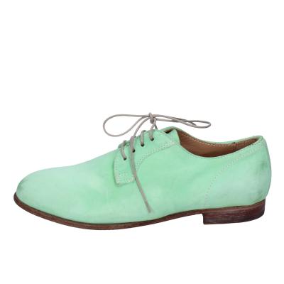 scarpe donna MOMA classiche verde camoscio BK131 Offerta