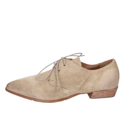scarpe donna MOMA classiche beige camoscio BH329 Economico