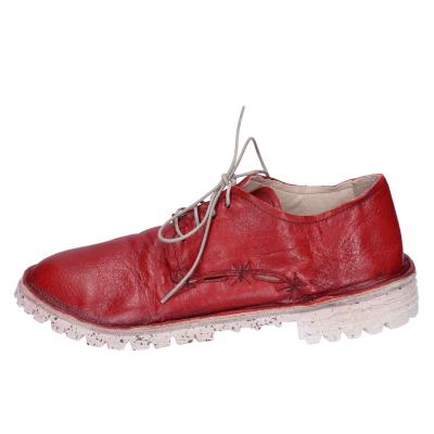 scarpe donna MOMA classiche rosso pelle BH273 Outlet